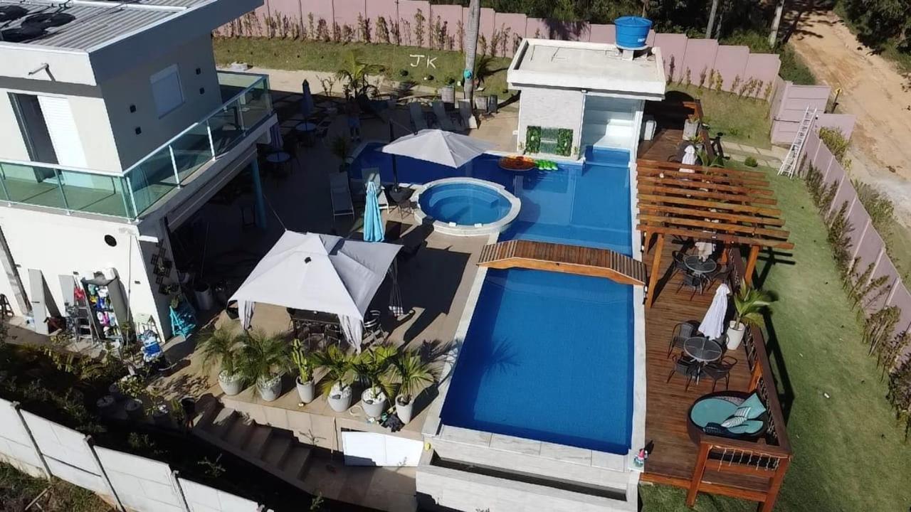 Chacara Arena Jk Com Piscina Integrada Com Sauna E Hidromassagem Ibiúna Exteriör bild