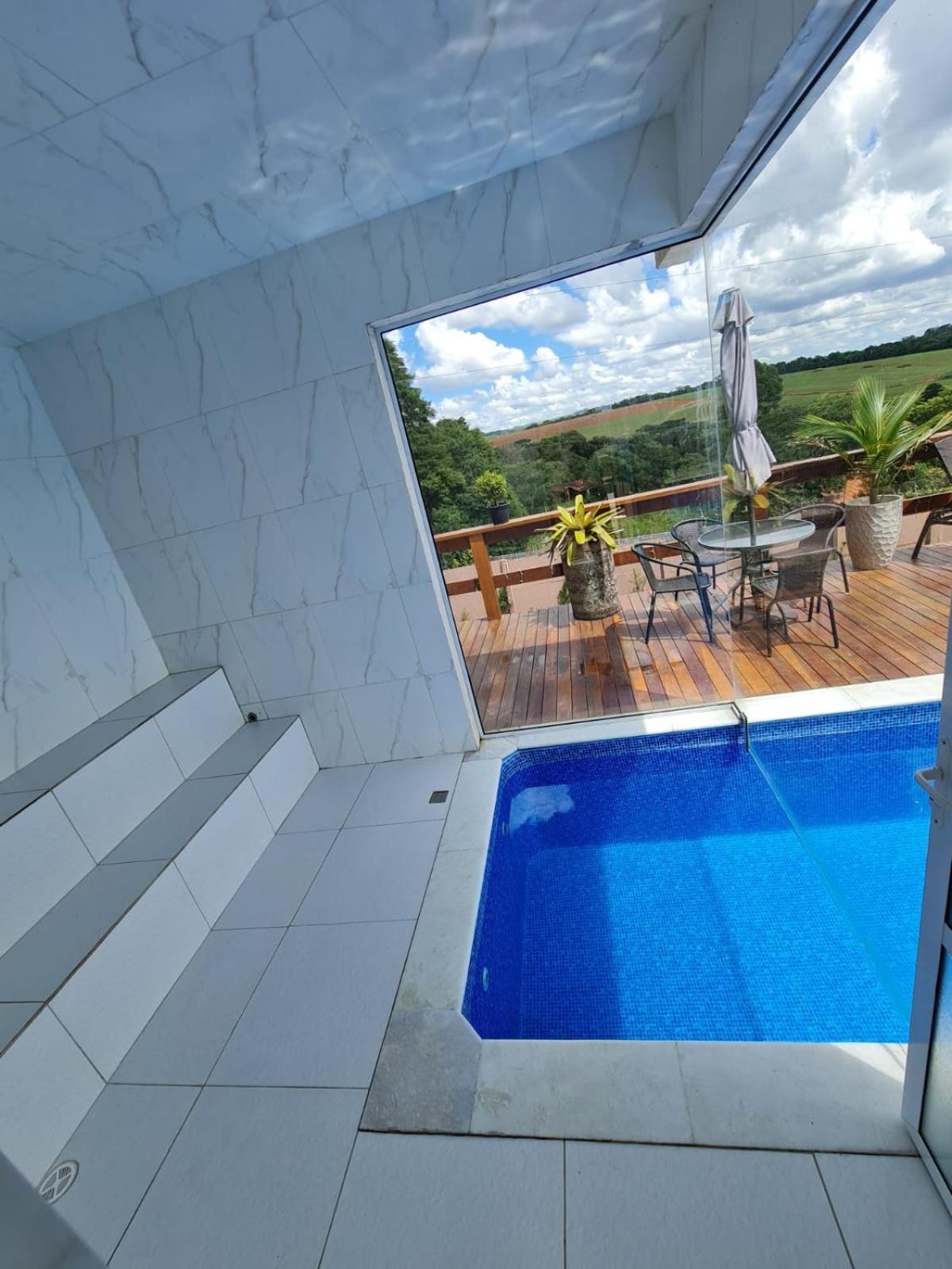 Chacara Arena Jk Com Piscina Integrada Com Sauna E Hidromassagem Ibiúna Exteriör bild